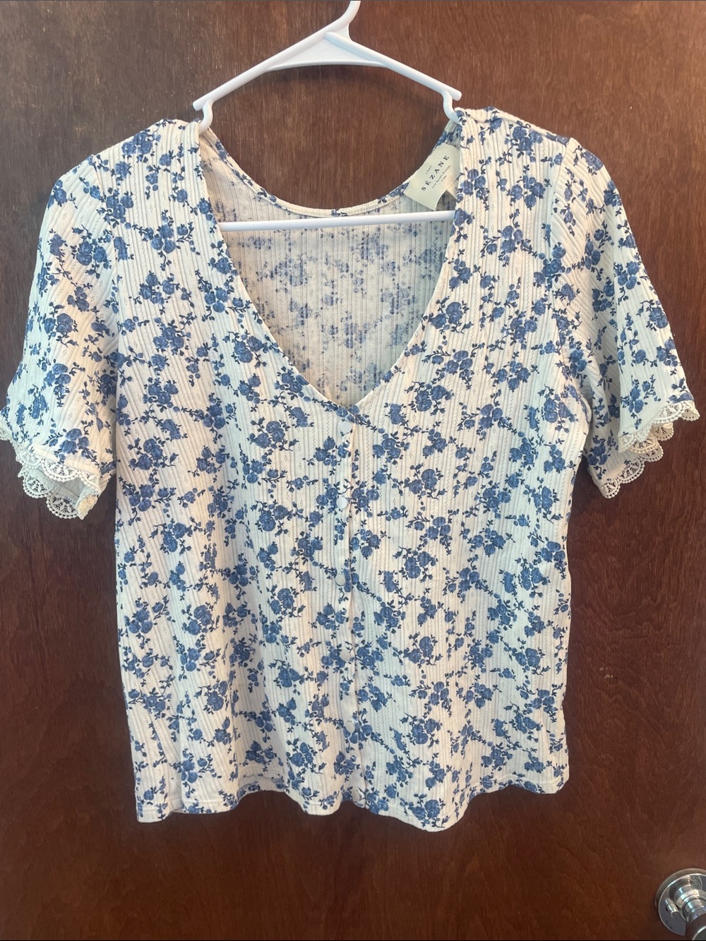 Sézane t-shirt flower small